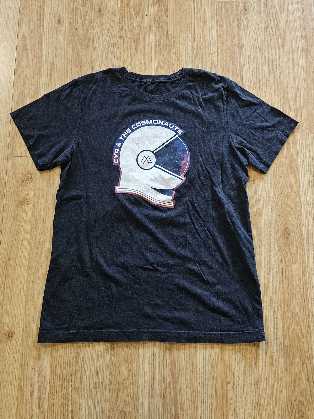 Cyr & The Cosmonauts Black Graphic Band Tee